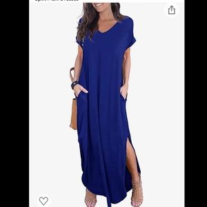 GRECERELLE Royal Blue Maxi Dress
